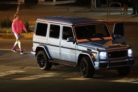 Mercedes-AMG G63 của ca sĩ Justin Bieber bị Range Rover Velar đâm từ phía sau